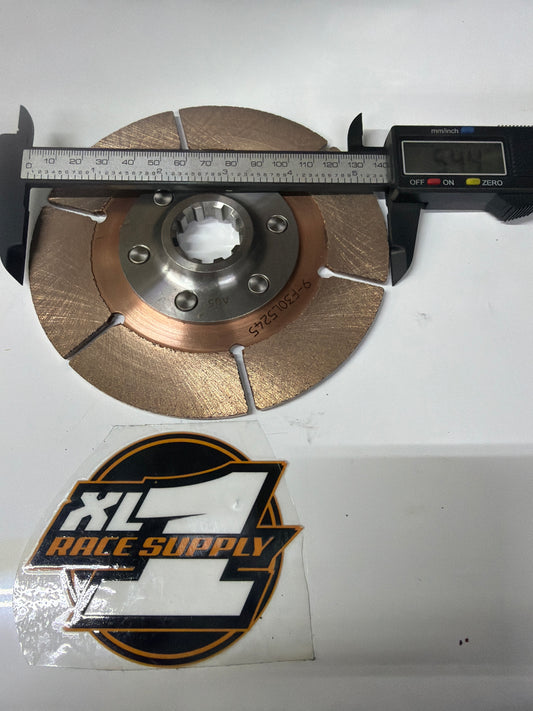 Tilton 5.5" 1-Plate Full Face Metallic Clutch Disc 1 1/16" Spline 10 Teeth 64140-9-A-05