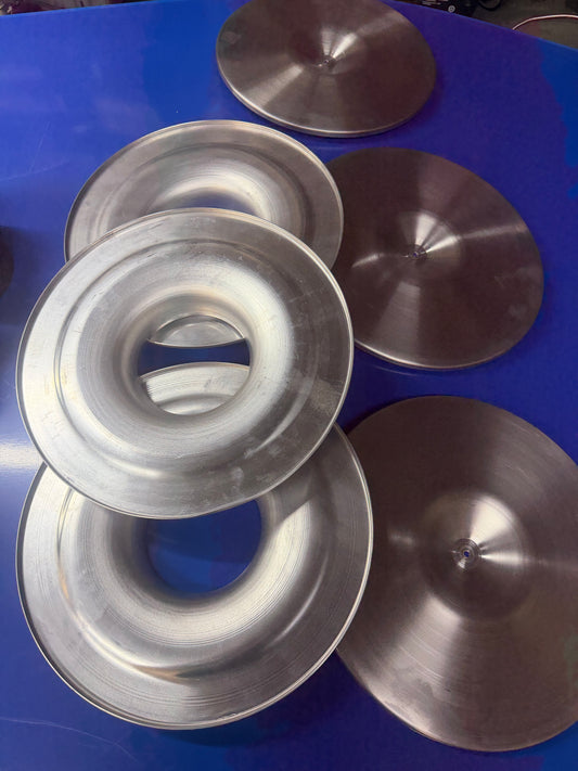 14” aluminum flat air filter setup