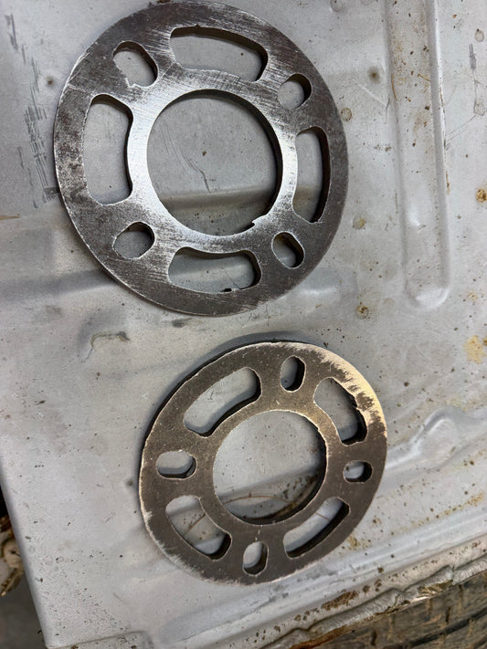 1/4” 4x4.25 steel wheel spacers pair