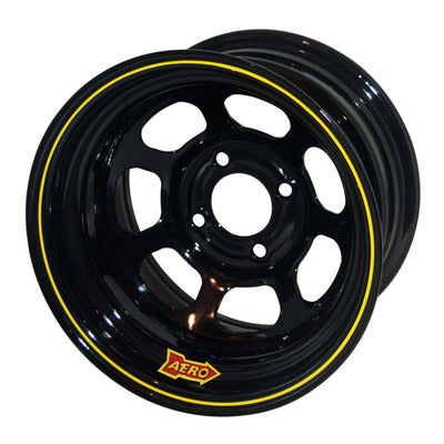 Aero 13x7 4x4.25 30 Series wheel Black 2"BS